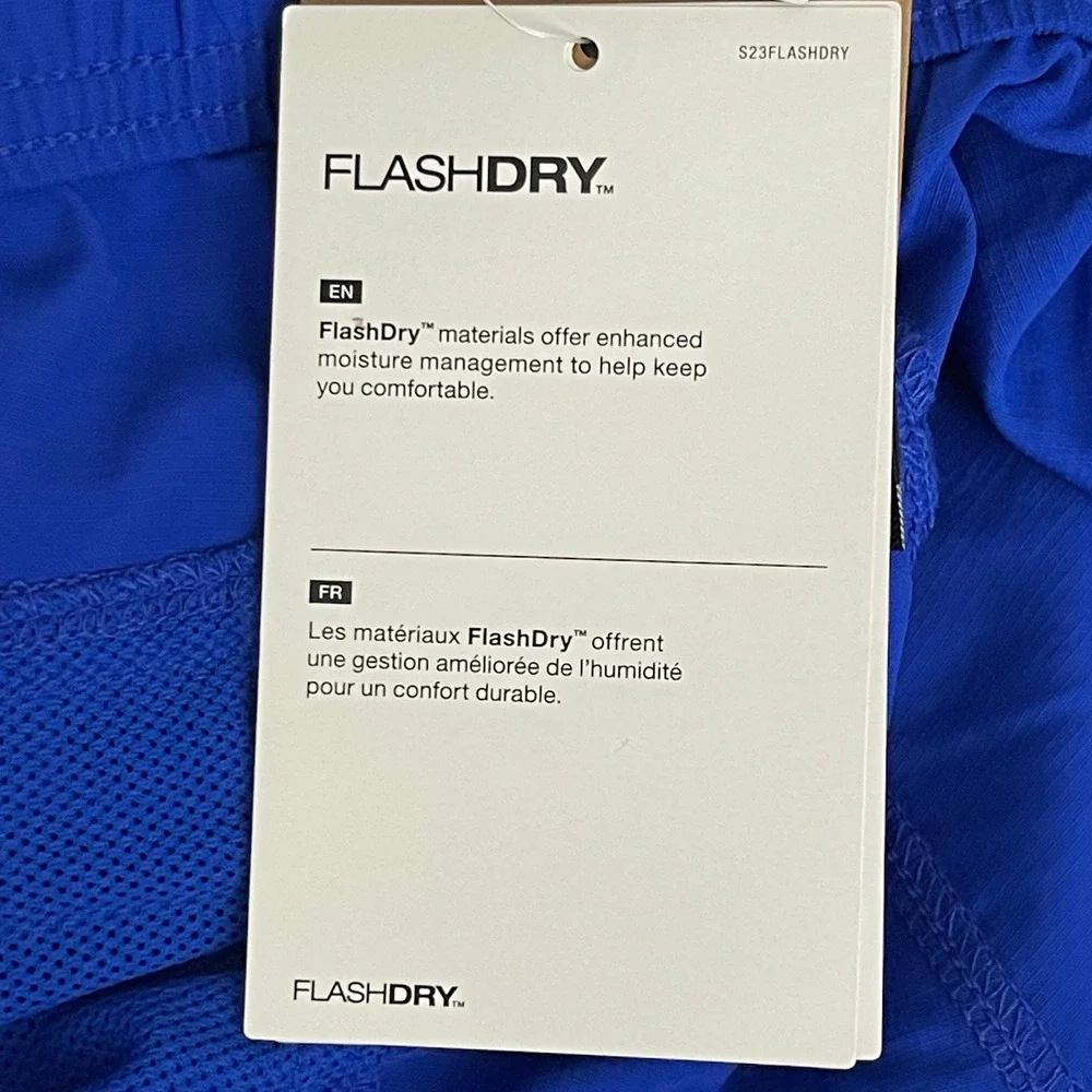 NEW The‎ North Face Mens XXL FLASHDRY Action Short 2.0 Blue 5 inch inseam $45